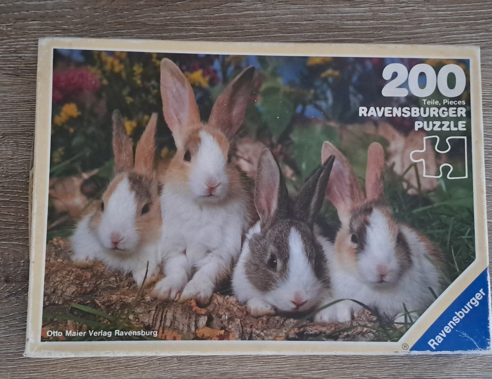 Puzzle de lapins mignons, Ravensburger, 200 pièces, Enlèvement ou Envoi