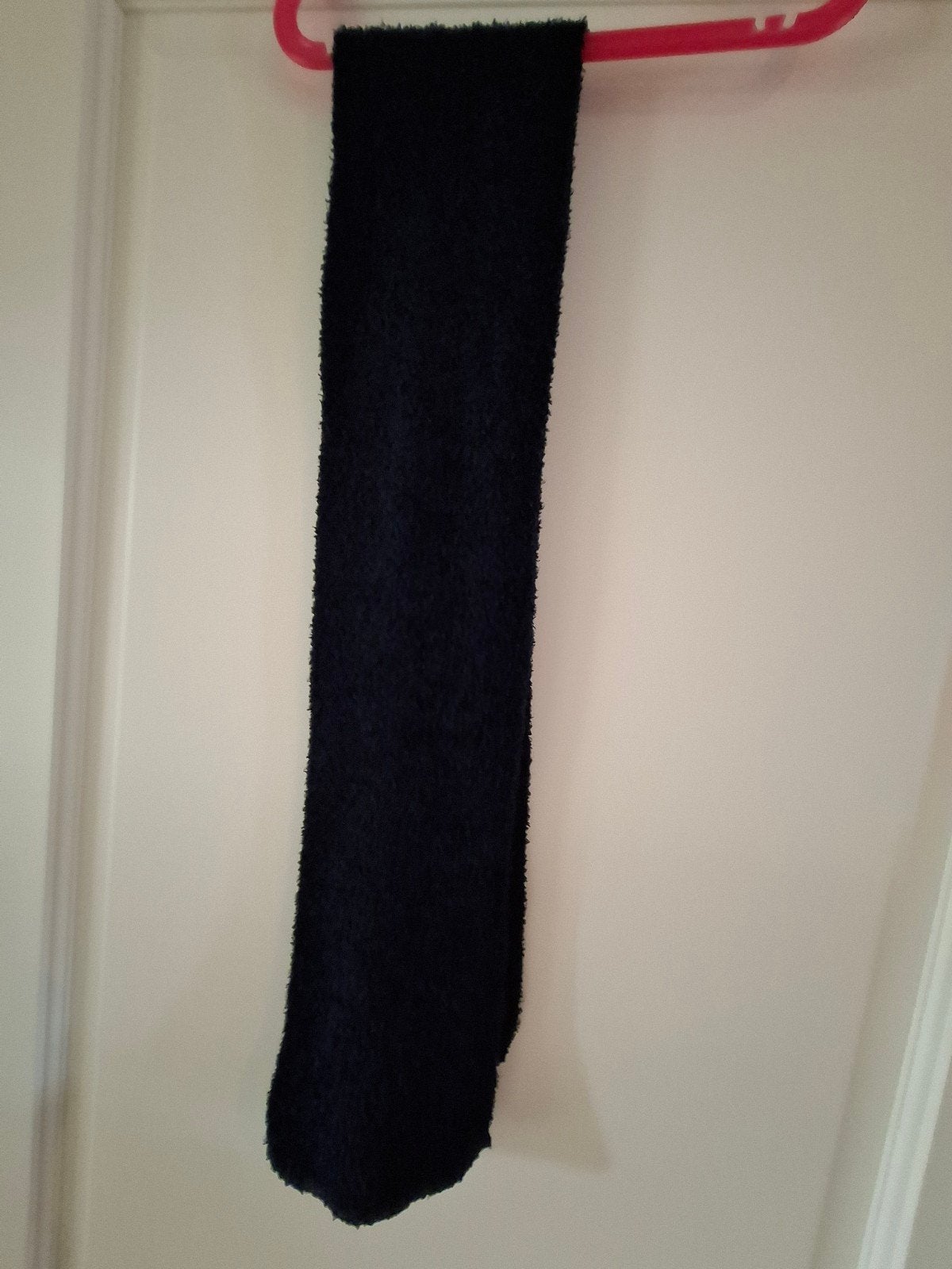 sjaal  donkerblauw, Ophalen, Gedragen, Sjaal