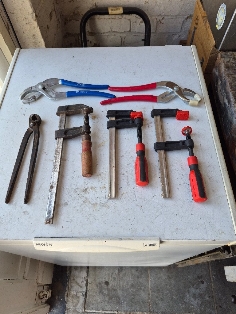 Lot gereedschap werkmateriaal 1, Doe-het-zelf en Bouw, Ophalen of Verzenden, Gebruikt