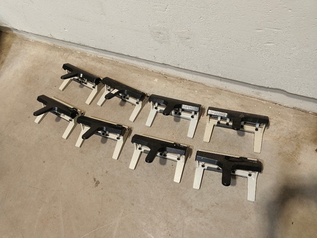 6x perforator Leitz akto 5114 - 4 gaten (kan per stuk), Gebruikt, Leitz, Onbekend, Ophalen of Verzenden