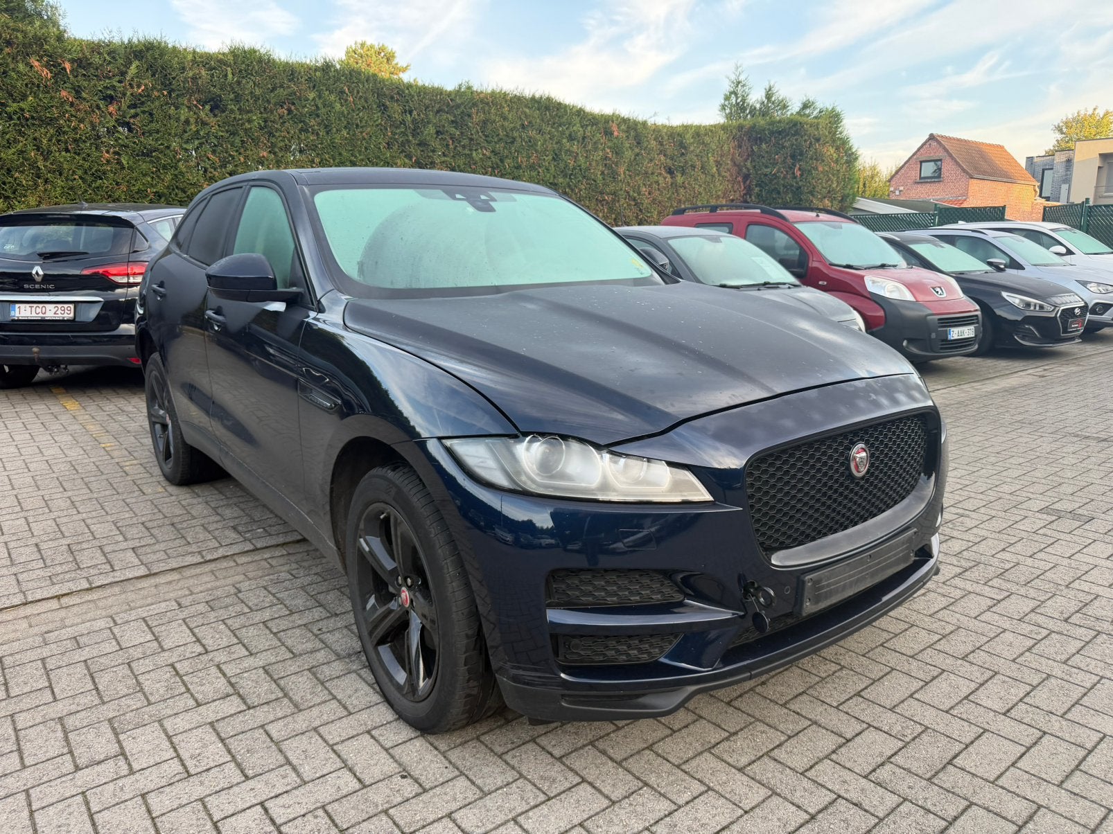 Jaguar f-pace 2.0 diesel 2019 200.000km full opties, Automaat, Blauw, Leder, Bedrijf