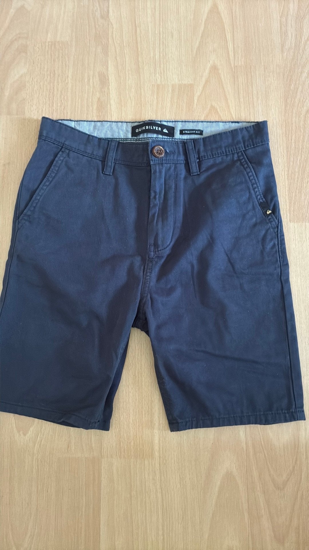 Donkerblauwe short, Verzenden, Gedragen, Blauw