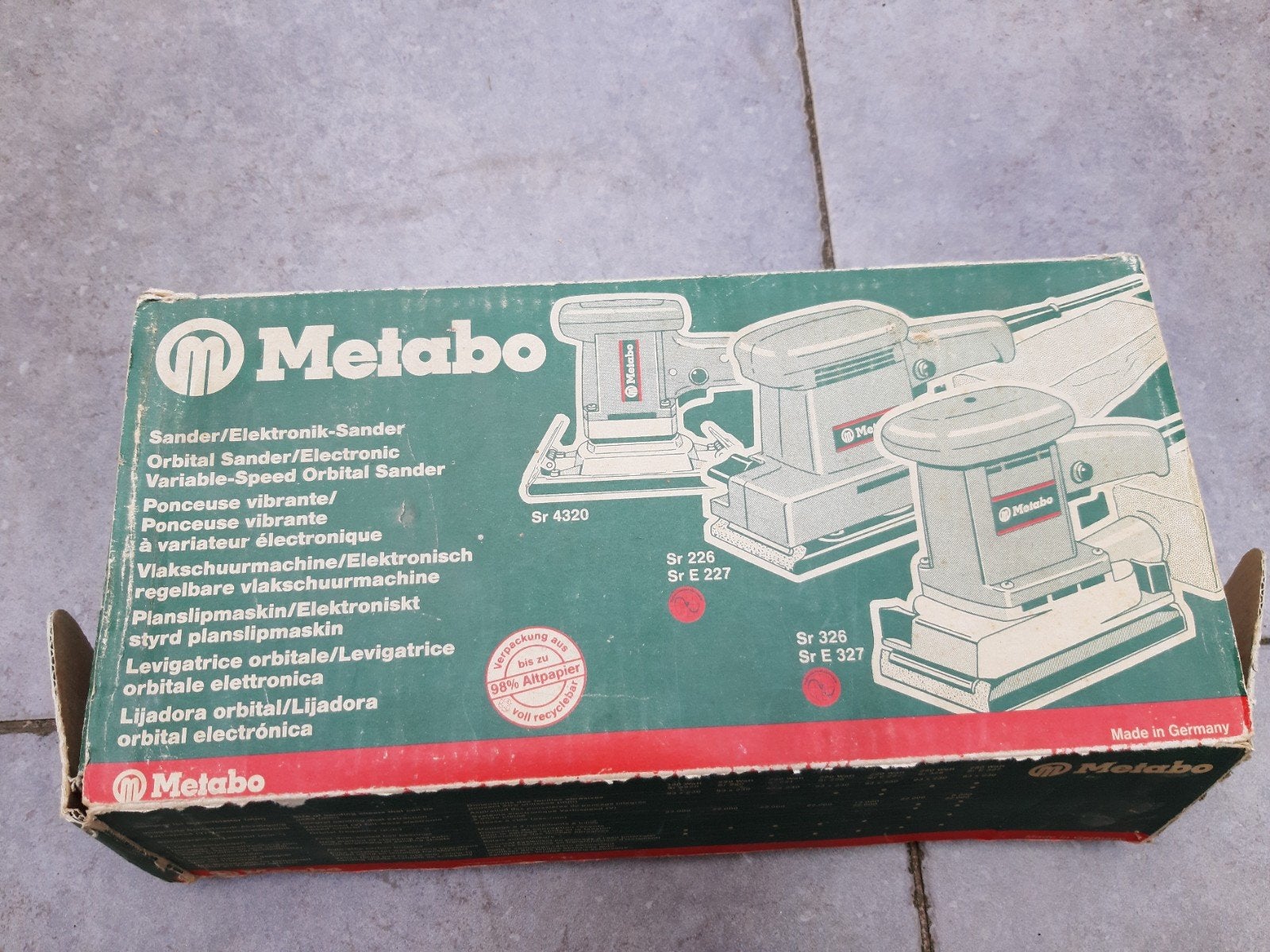 Ponceuse orbitale Metabo, Bricolage & Construction, Outillage | Ponceuses, Enlèvement, Utilisé, Moins de 600 watts, Ponceuse orbitale