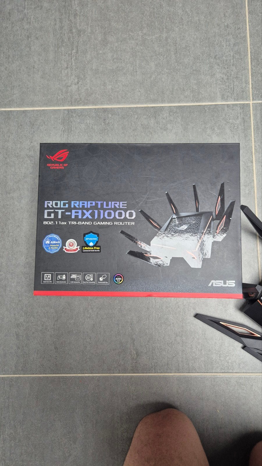 ASUS ROG Rapture GT-AX11000, Computers en Software, Moederborden, Ophalen