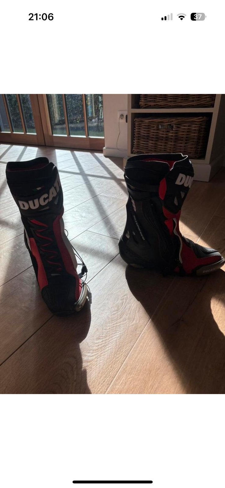 Motorlaarzen TCX Ducati, Motoren, Ophalen of Verzenden