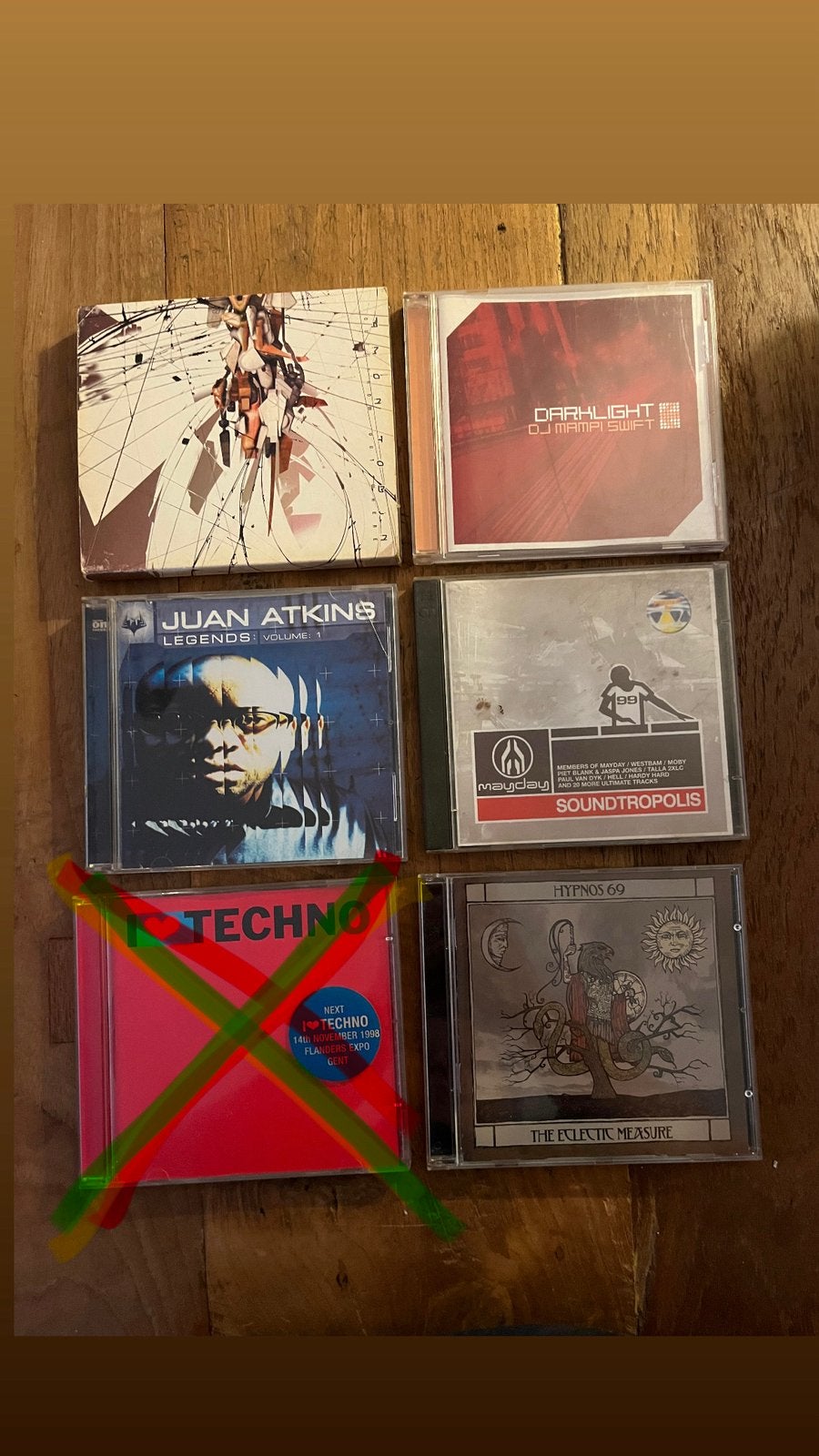 Techno muziek cd’s, Verzenden, Gebruikt, Techno