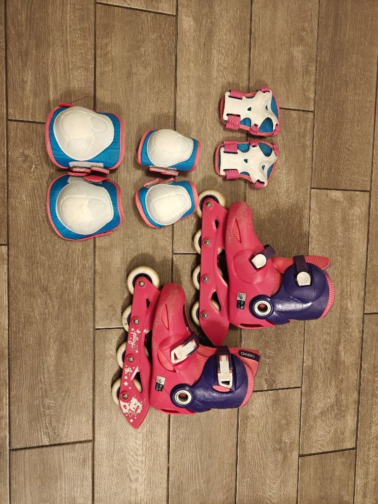 Inline skates roze maat 32-34, Kinderen, Inline skates 4 wielen, Ophalen, Overige merken