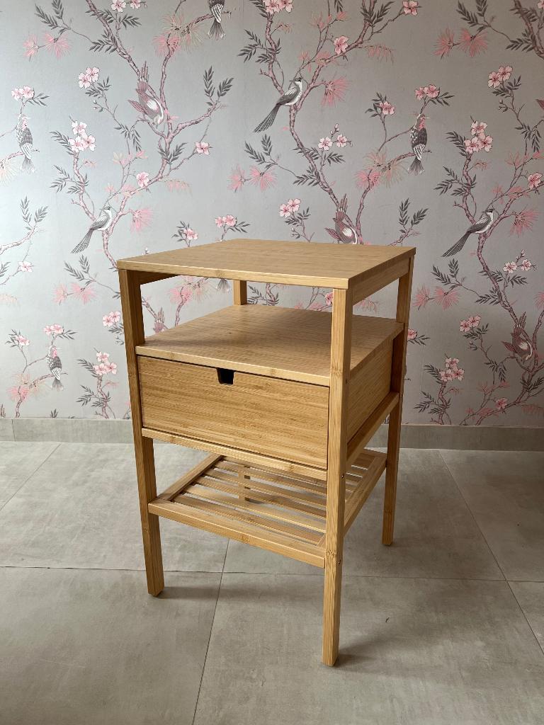 NORDKISA nachtkastje, Huis en Inrichting, Ophalen, Minder dan 45 cm, 55 tot 70 cm, Zo goed als nieuw