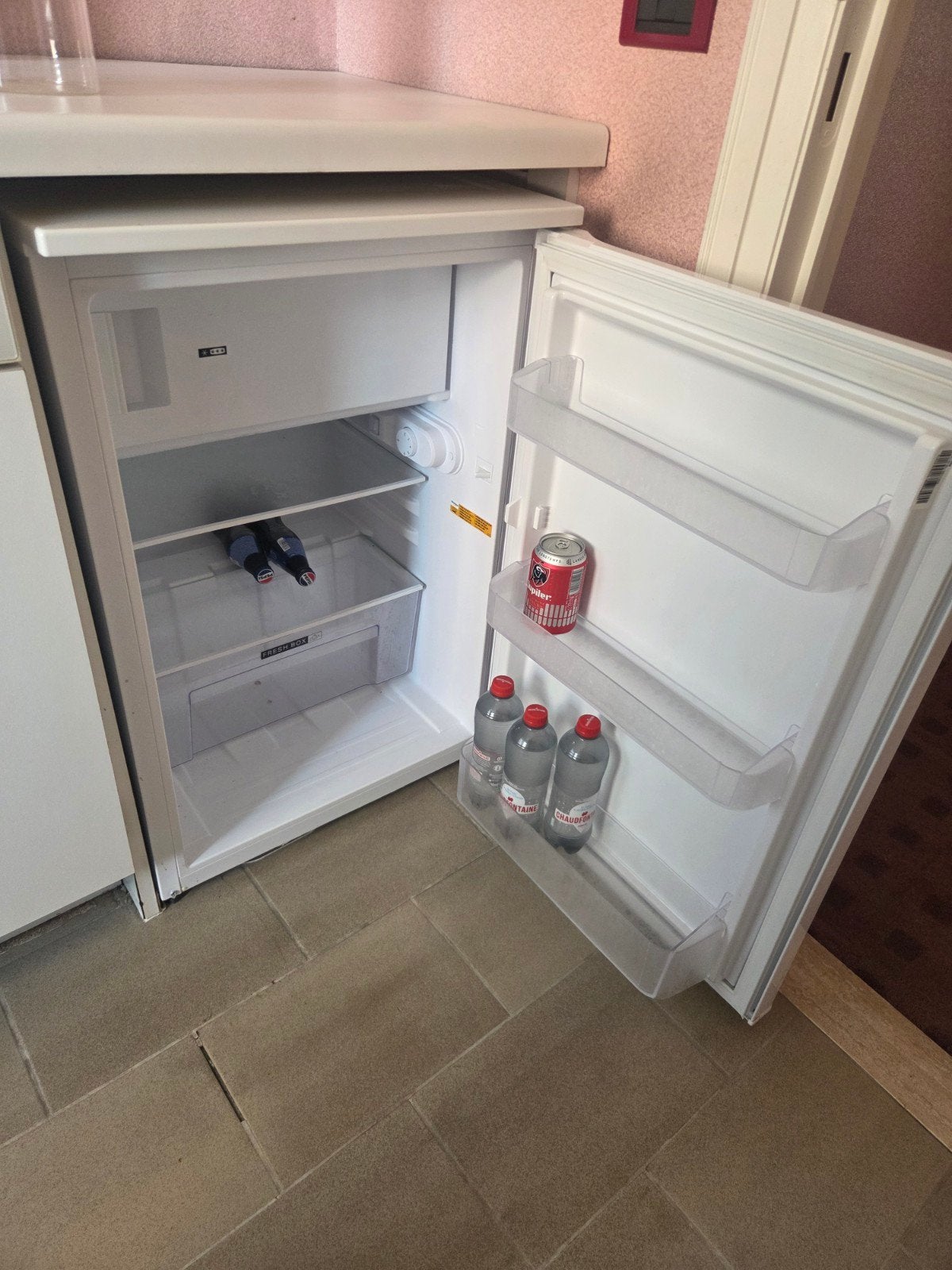 frigo met diepvrieskast nieuwe, Ophalen