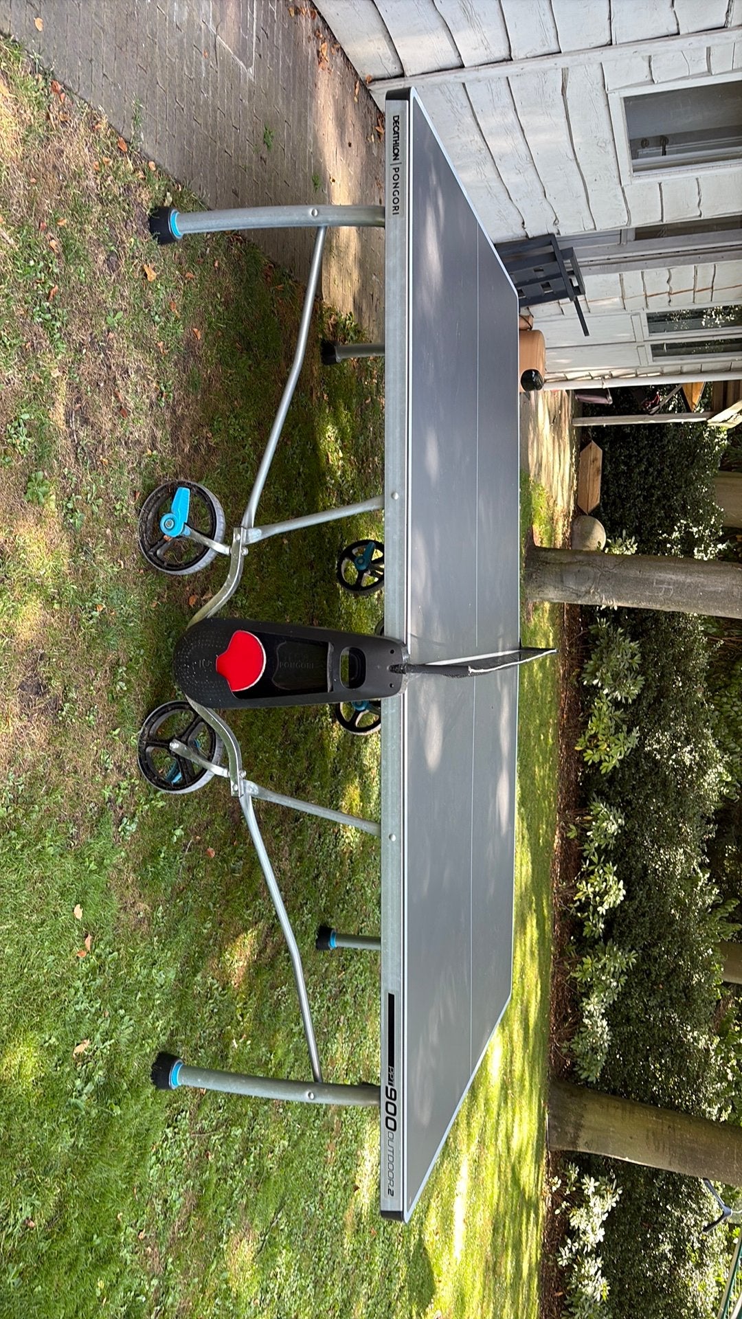 Pingpongtafel decathlon, Ophalen, Gebruikt, Tafel Outdoor, Verrijdbaar