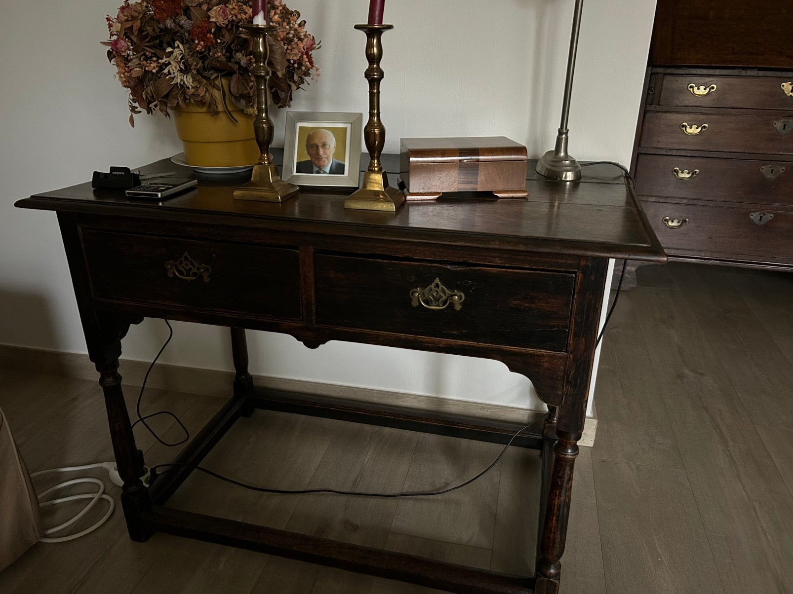 Tafel met 2 laden, Ophalen, Gebruikt