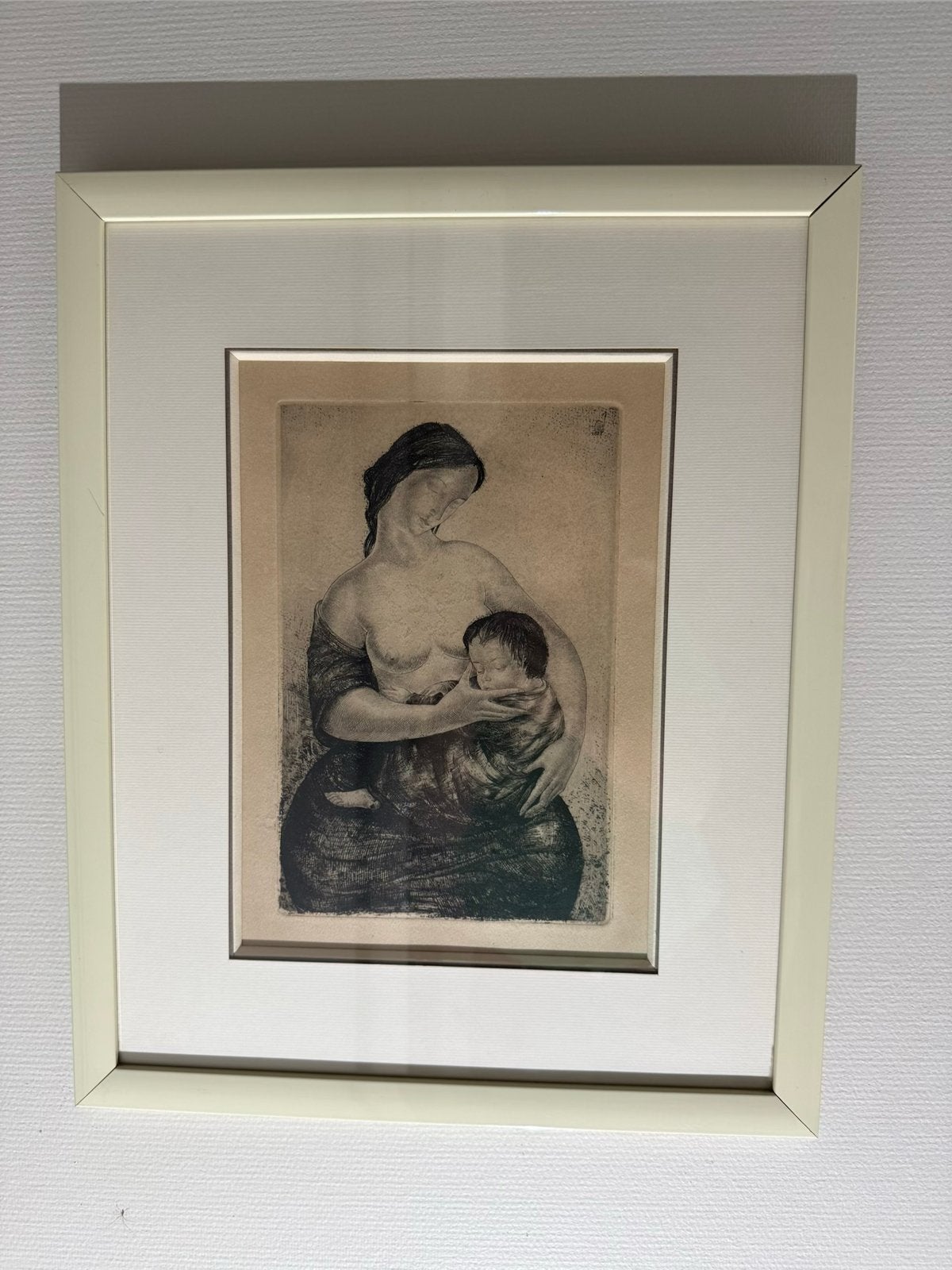 Moeder en kind - Gustaaf De Bruyne, Antiek en Kunst, Ophalen