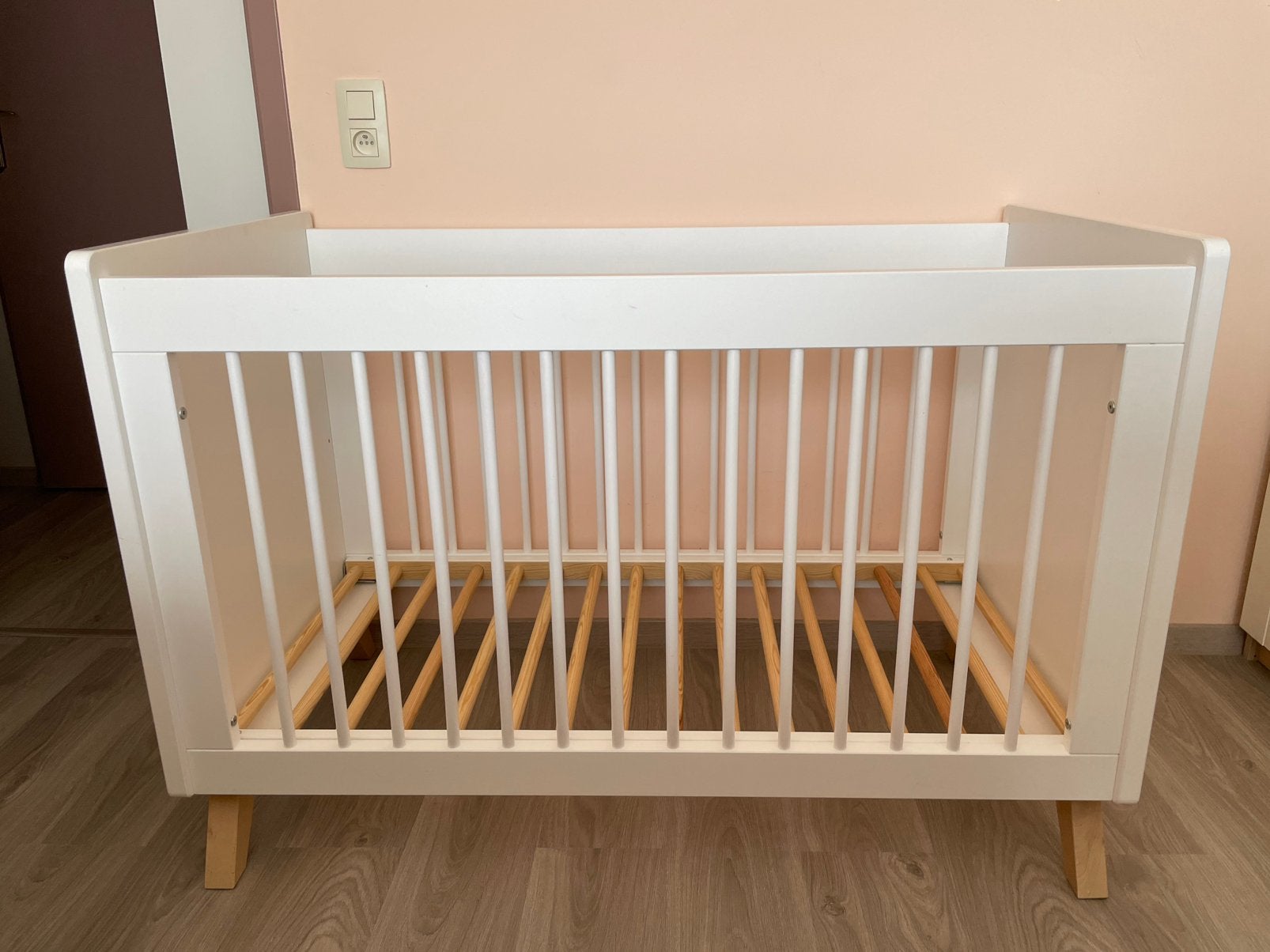 Lit bébé 60x120 Lynn de Bopita + matelas Aerosleep Évolution, Enfants & Bébés, Enlèvement, Utilisé, Lit