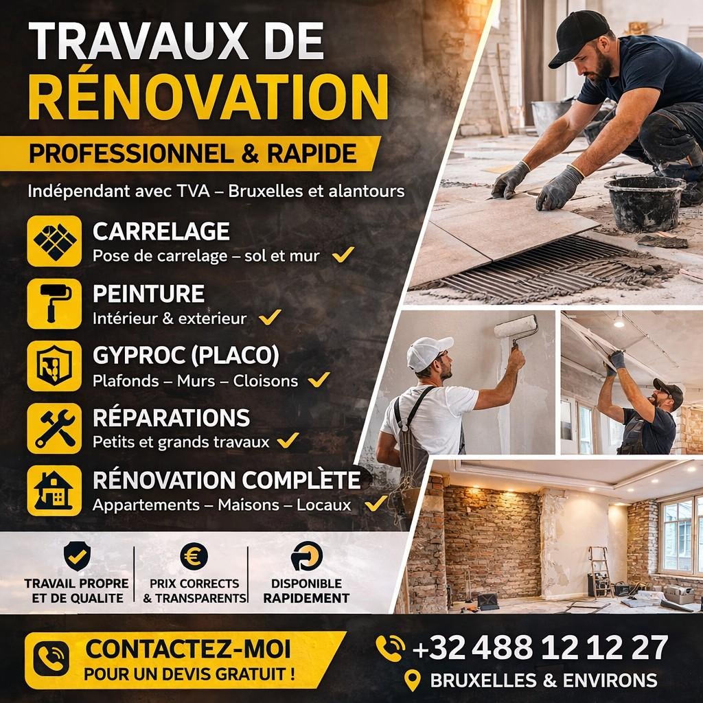 Travail propre et rapide, Immo, Échange de logement