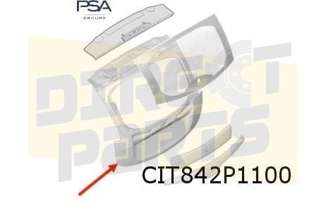 Citroën C-Zero achterklep (10/10-7/20) Origineel! 1607825780, -, Nieuw, Ophalen of Verzenden, Achter