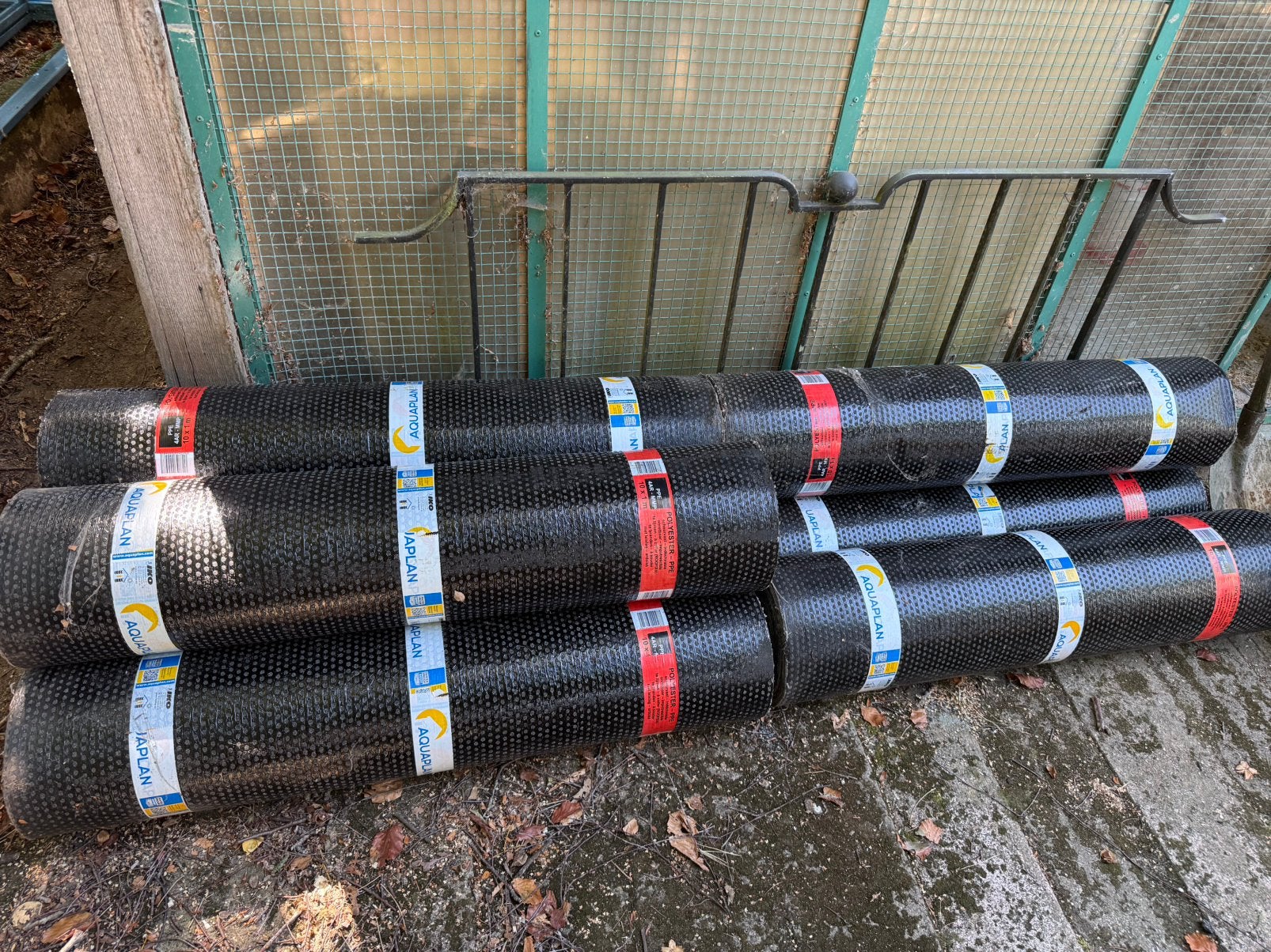 7 rollen roofing 10x1m onderlaag – nieuwe rollen, Enlèvement, Comme neuf