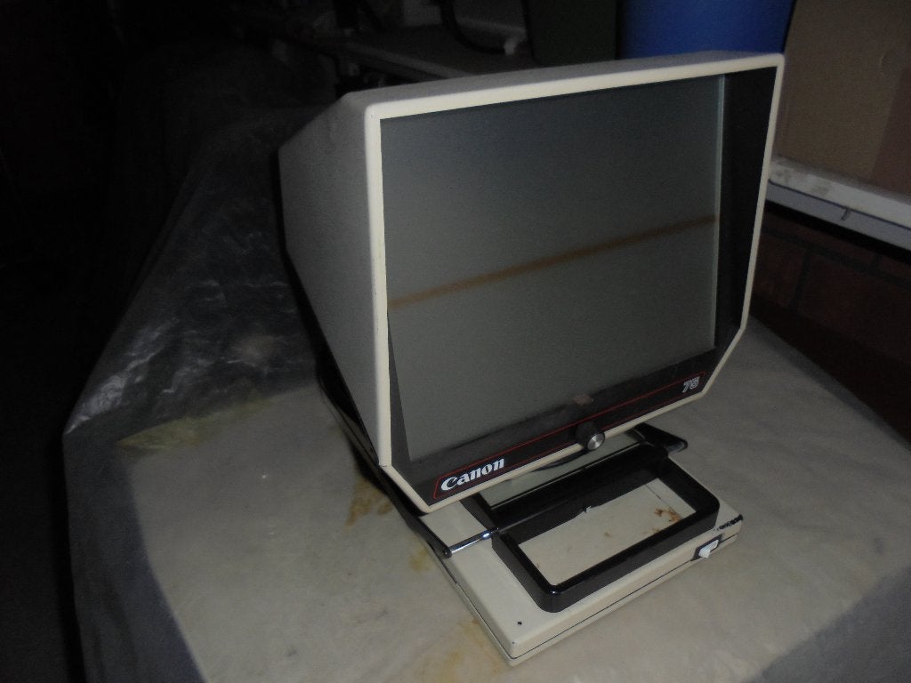 microfichelezer Canon, Ophalen, Gebruikt