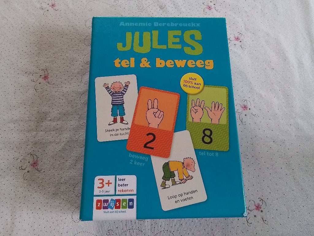 Tel en beweeg speelkaarten Jules, Ophalen of Verzenden