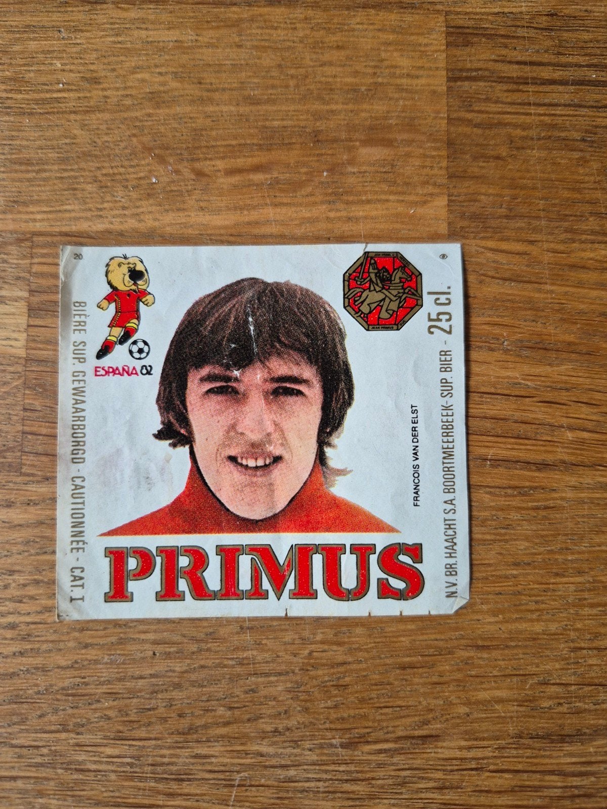 Etiket Primus Espana 82, Enlèvement, Utilisé, Autres types