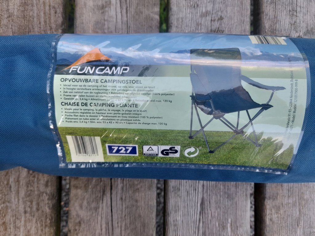 Campingstoelen Fun Camp (Nieuw), Ophalen, Campingstoel