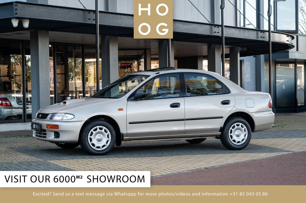 Mazda 323 TD (bj 1995), Auto's, Stof, Gebruikt, Bedrijf, Metaalkleur