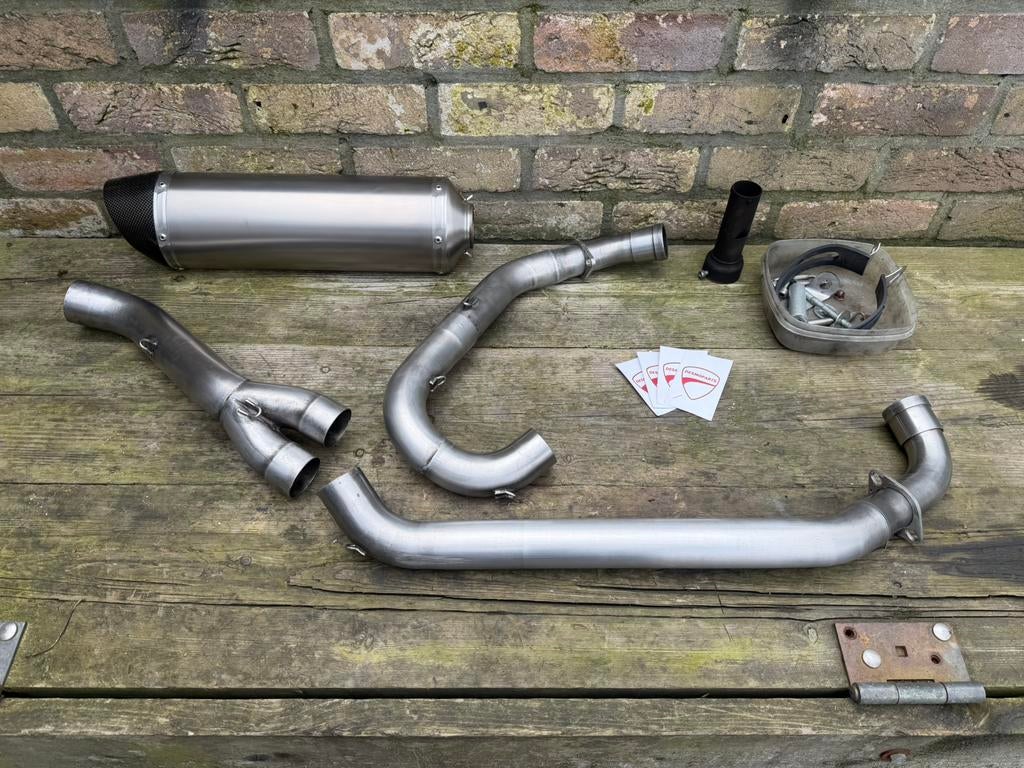 Ducati hypermotard 1100s 1100 796 sc complete uitlaatlijn, Motoren, Ophalen