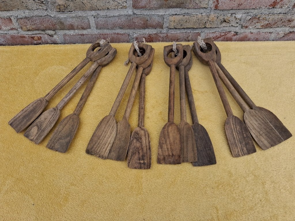 lot de vieilles pelles de plage en bois des années 1920, Antiquités & Art, Enlèvement ou Envoi
