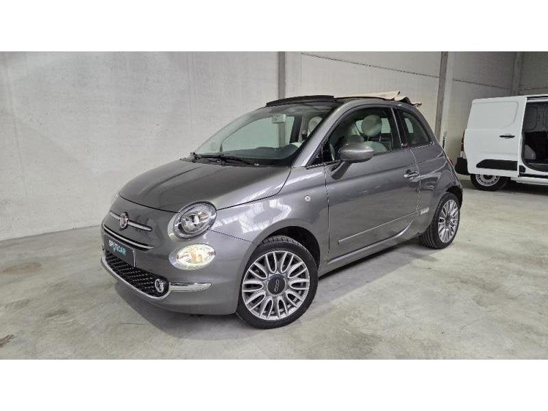 Fiat 500 Lounge CABRIO, Autos, Fiat, Argent ou Gris, Achat, Euro 6, Boîte manuelle