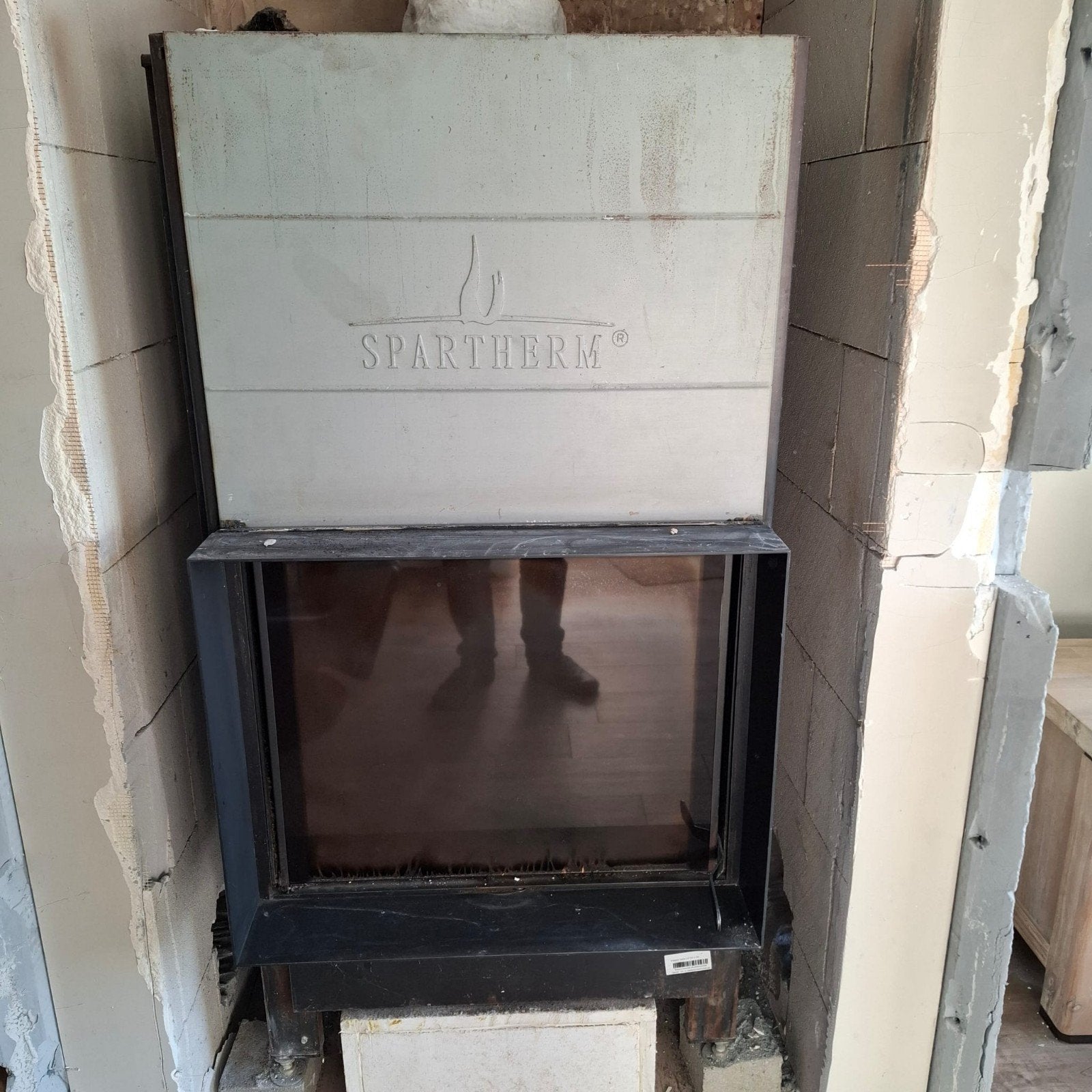 Spartherm inbouwhaard, Ophalen, Inbouwhaard