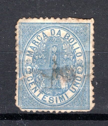 ITALIE Marca da Bollo a Tassa 1868, Verzenden, Gestempeld