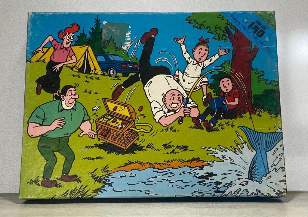 Suske en Wiske Puzzel (1978) – 140 stukjes – COMPLEET, Ophalen, Suske en Wiske, Gebruikt, Overige typen