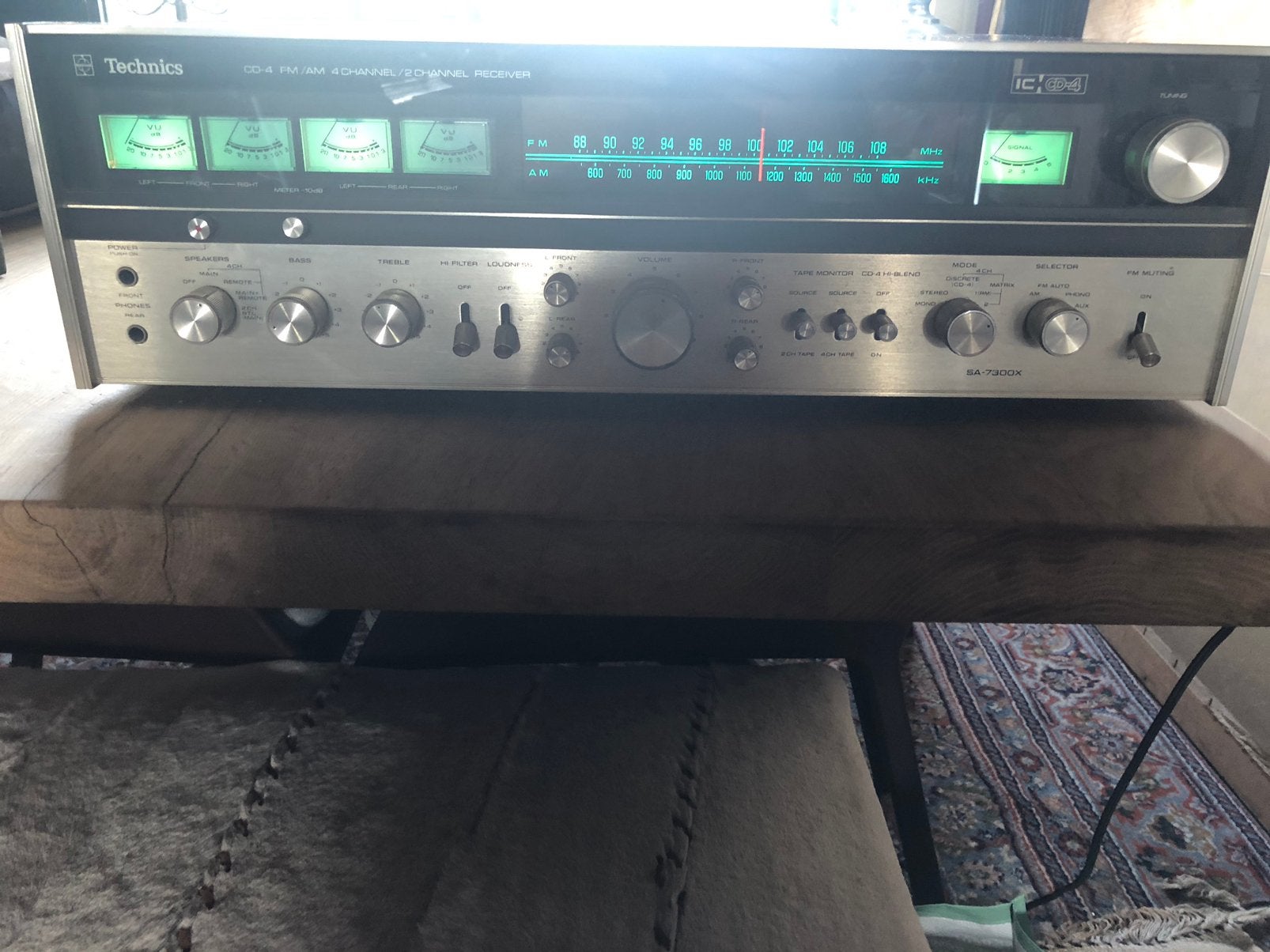 Zeldzame Vintage Technics SA-7300X  Quadraphonic Receiver, Audio, Tv en Foto, Versterkers en Ontvangers, Ophalen