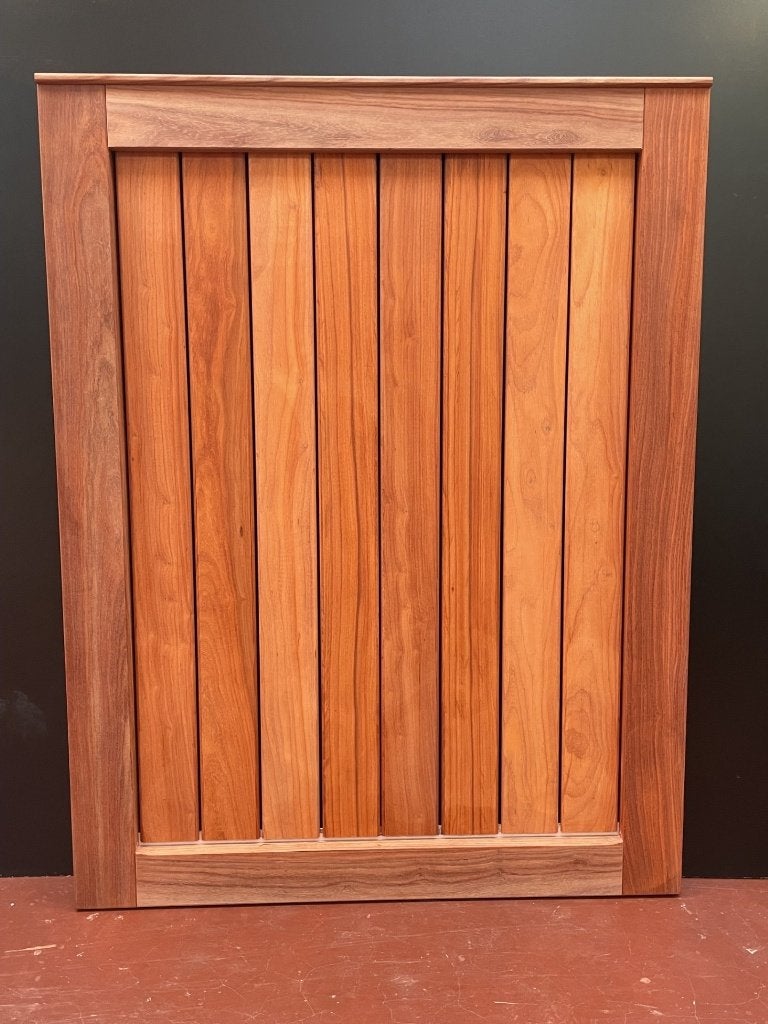 Tuinpoort padouk, 1m, stevigste op de markt, Neuf, Portail battant, 100 à 150 cm, Bois