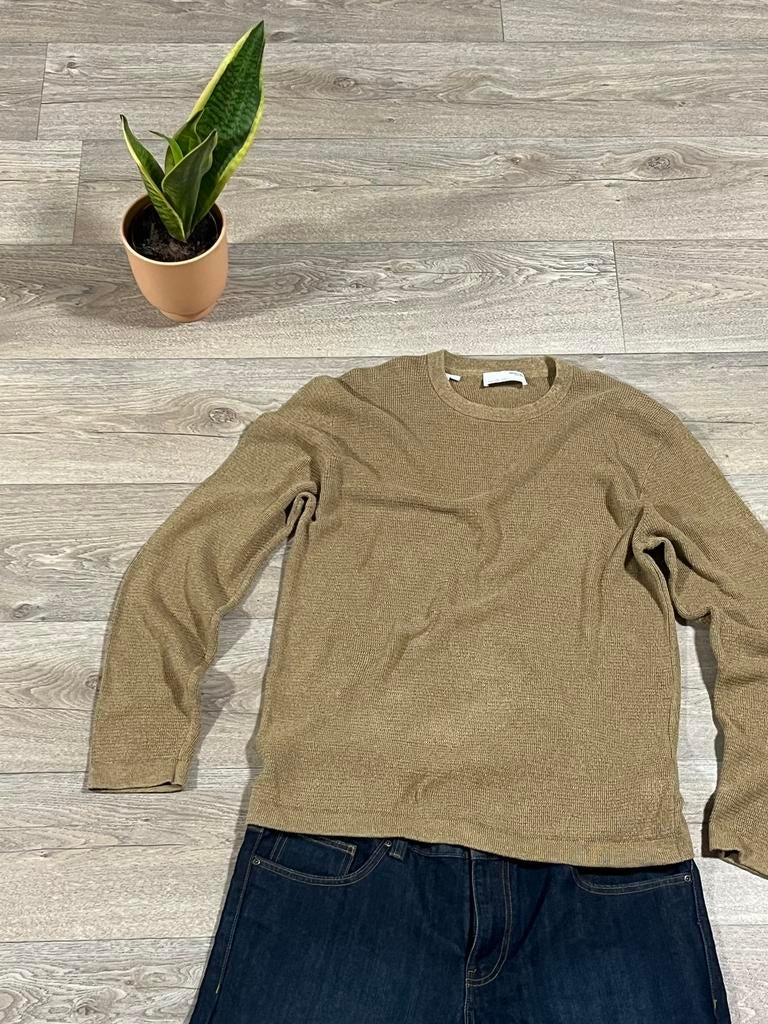 Selected Homme Trui Old Money Stijl Bruine – Maat L – Nieuw, Verzenden, Maat 52/54 (L), Bruin