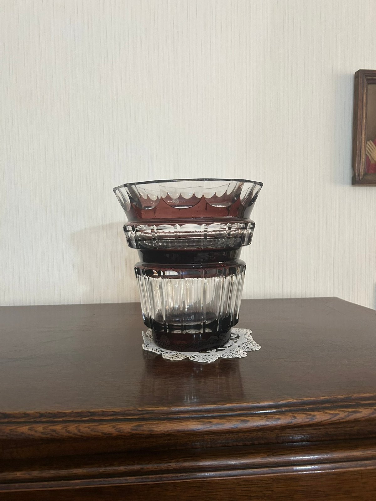 Vase en cristal Saint-Lambert, Enlèvement, Comme neuf