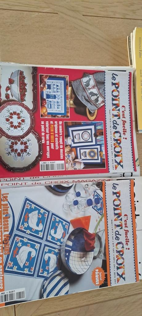 12 kruisjessteek boeken inclusief patronen, Hobby en Vrije tijd, Ophalen of Verzenden