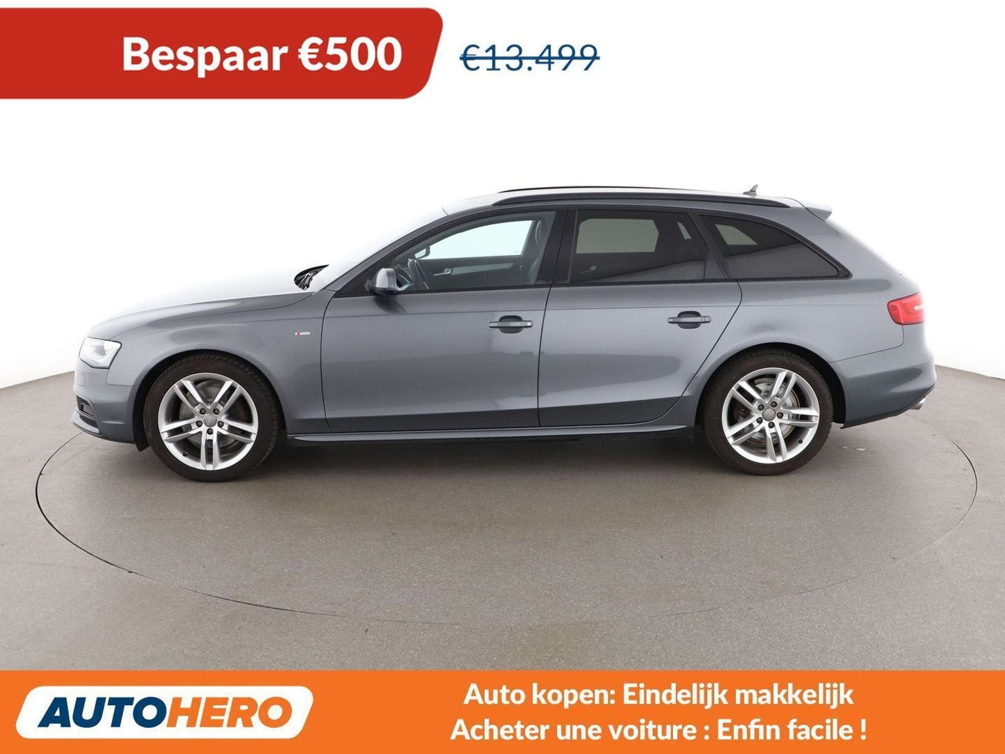 Audi A4 1.8 TFSI S line Sportpaket plus (bj 2015), Auto's, Audi, Voorwielaandrijving, Navigatiesysteem, Gebruikt, Zwart
