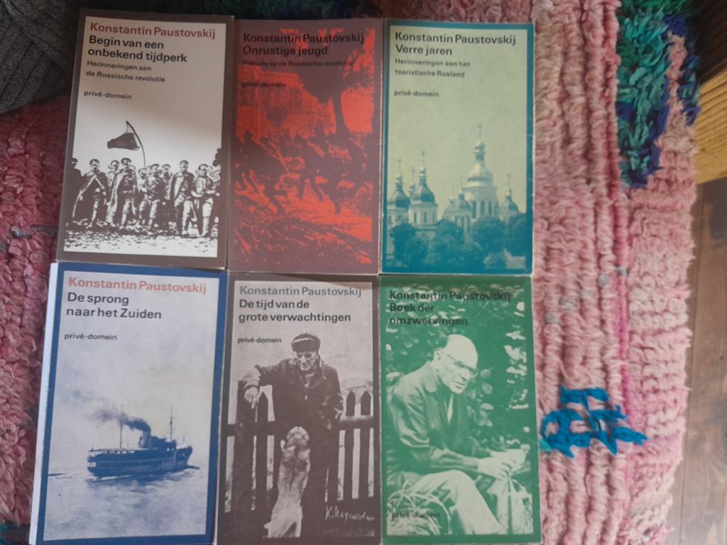 Paustovskij- Herinneringen 6 delen, Ophalen of Verzenden, Paustovskij