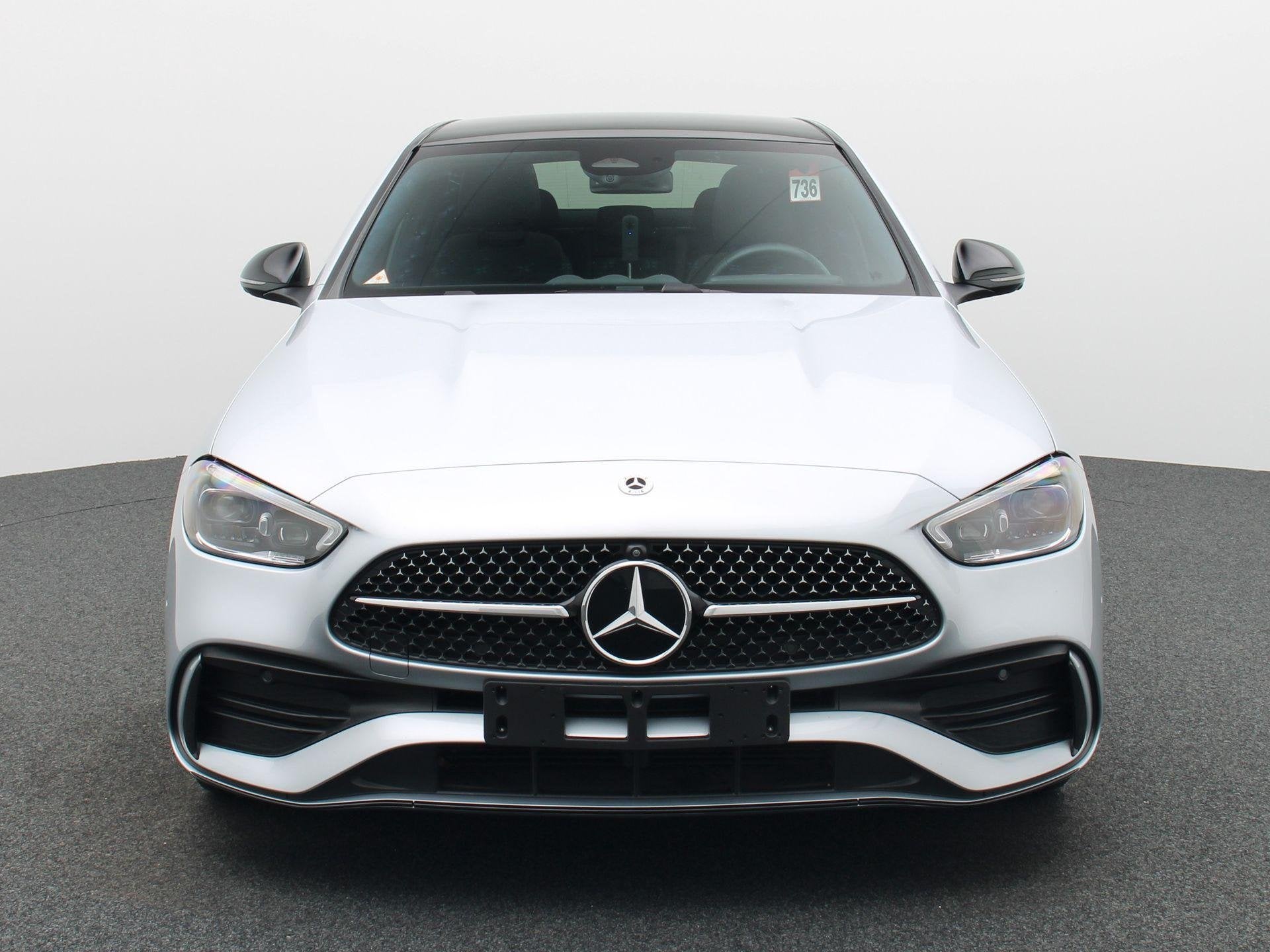Mercedes-Benz C 300 e AMG Line Berline + BURMESTER + PANO DA, Auto's, Automaat, Zwart, 4 cilinders, 2080 kg