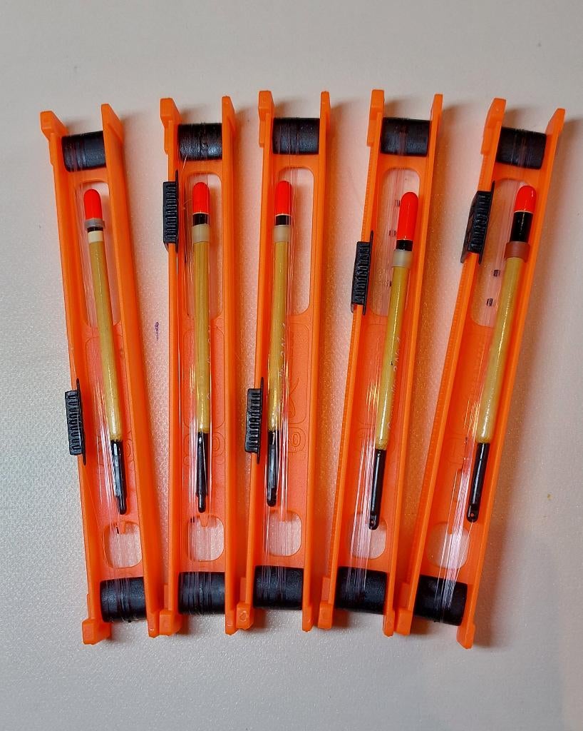 Hengelsport 5 zelfgemaakte vislijntjes set 75, Ophalen of Verzenden, Nieuw, Vaste hengel