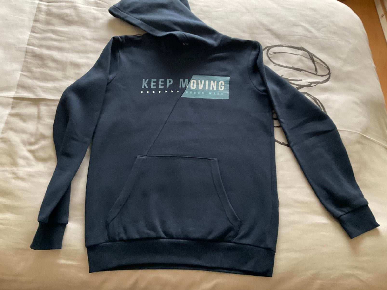 Warme hoodie met kap jongens, Enfants & Bébés, Enlèvement ou Envoi, Utilisé, Garçon