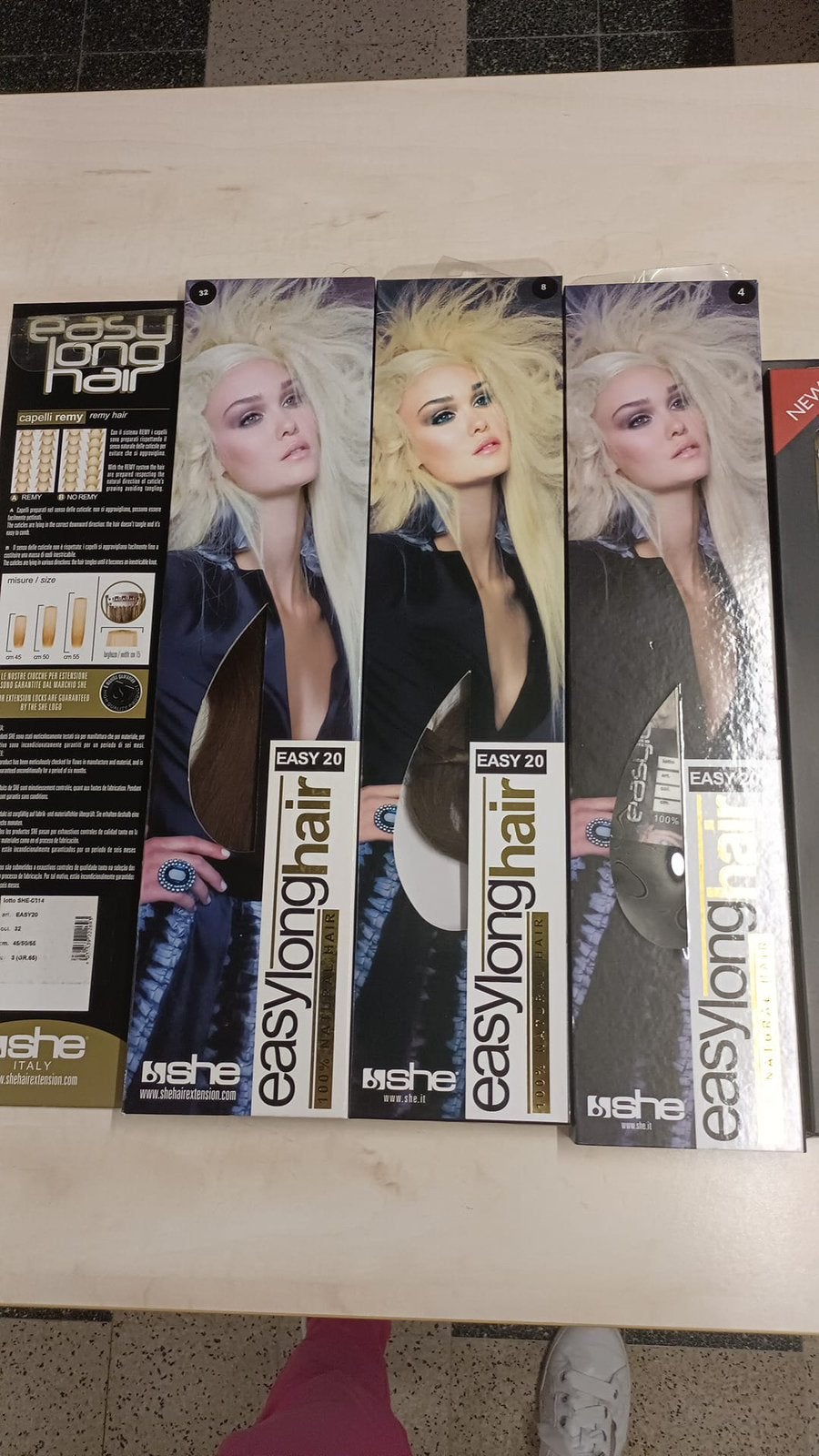 Hairextensions, Ophalen