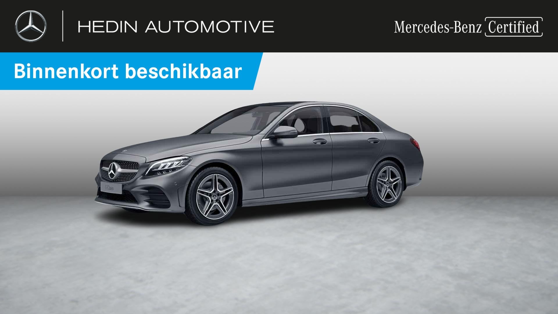 Mercedes-Benz C-Klasse 180 Berline AMG Line | Panoramisch Da, Automaat, 4 deurs, Zwart, 4 cilinders