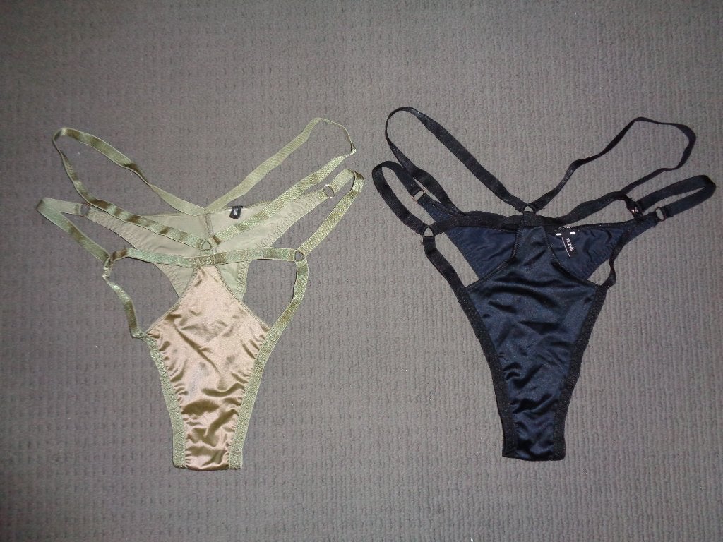 2 satijn strings TEZENIS, Kleding | Dames, Ondergoed en Lingerie, Verzenden, String