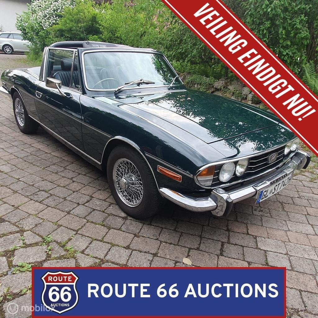Triumph Stag | 1974 | Route 66 Auctions, Achat, Entreprise, Boîte manuelle, Triumph