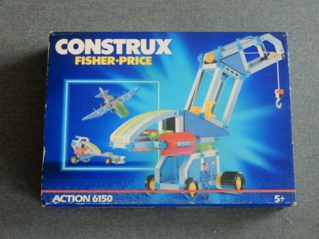 5 Fisher-Price CONSTRUX vintage speelcollectie, Kinderen en Baby's, Speelgoed | Fisher-Price, Ophalen, Gebruikt, Overige typen
