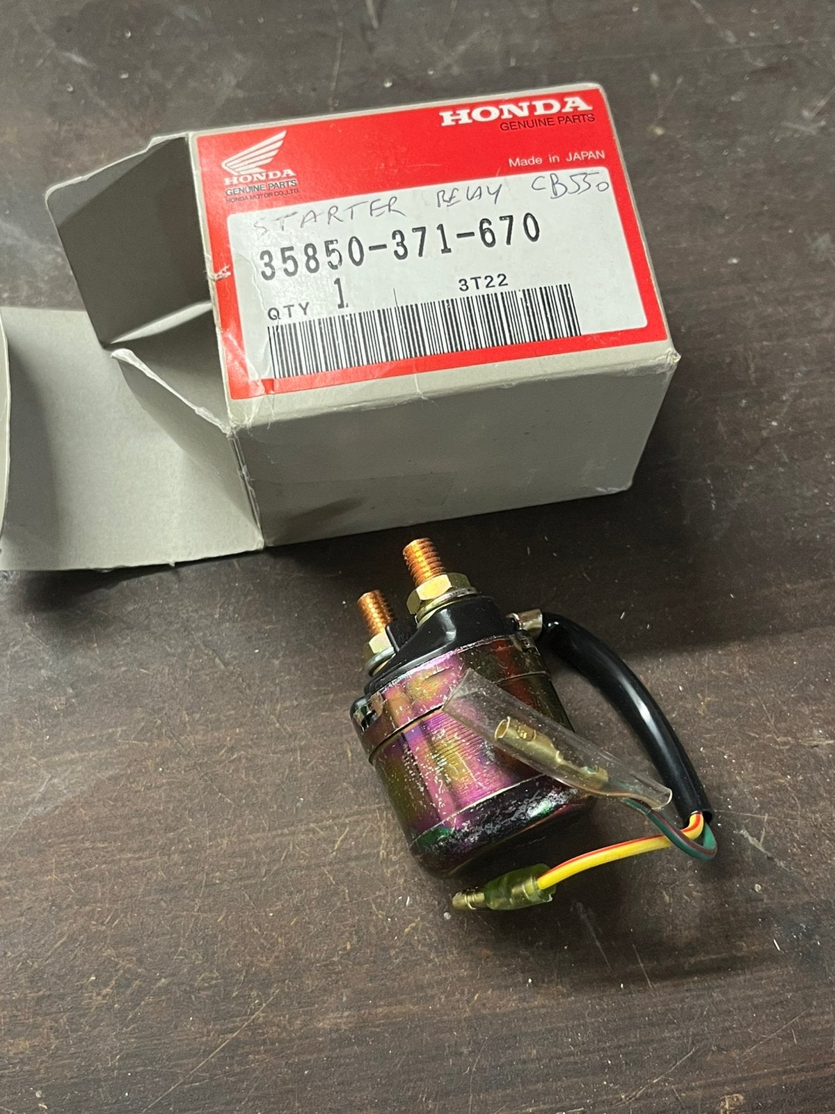 Honda CB750 CB550 CB500 FOUR Solenoide démarreur OEM neuf!, Enlèvement ou Envoi