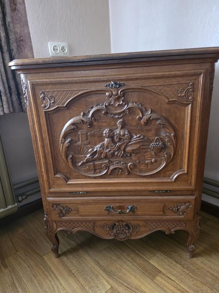 Barkast louis XV, Antiek en Kunst, Ophalen