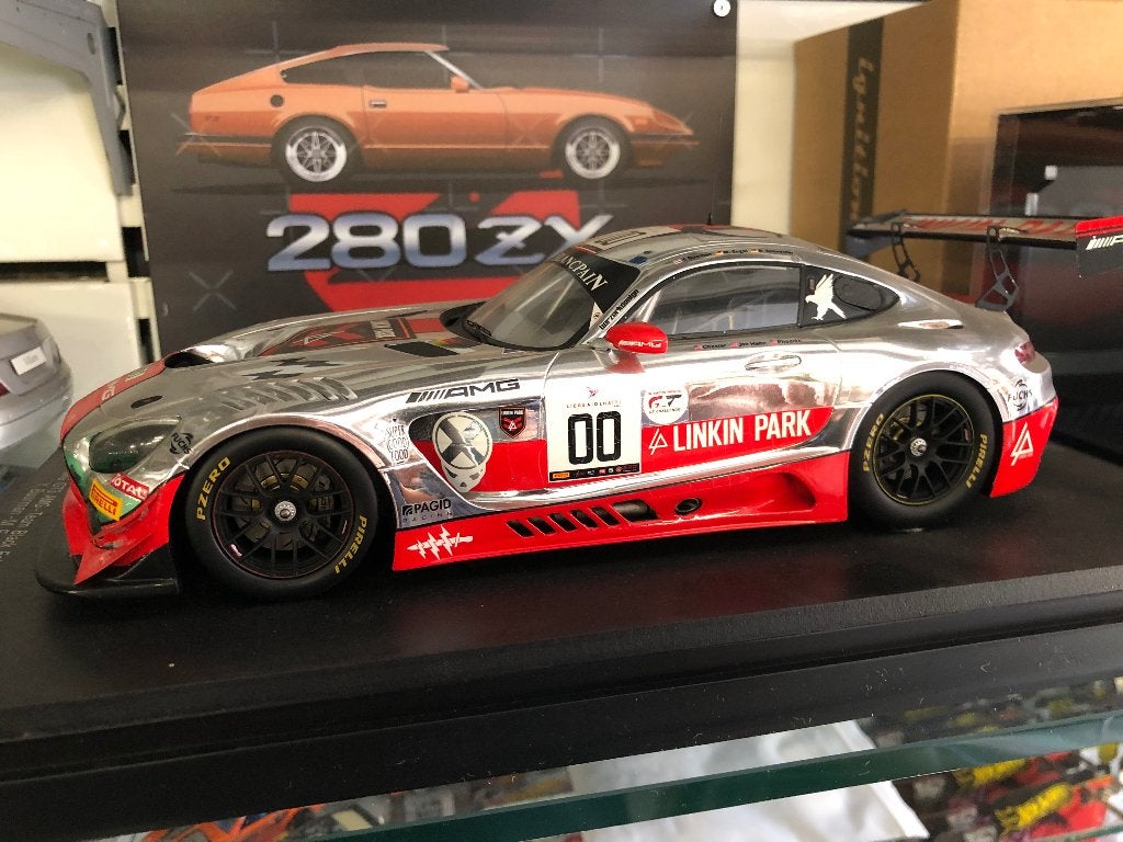 the rockstar car, mercedes amg gt3 linkin park, Enlèvement ou Envoi, Comme neuf, Voiture, Autres marques
