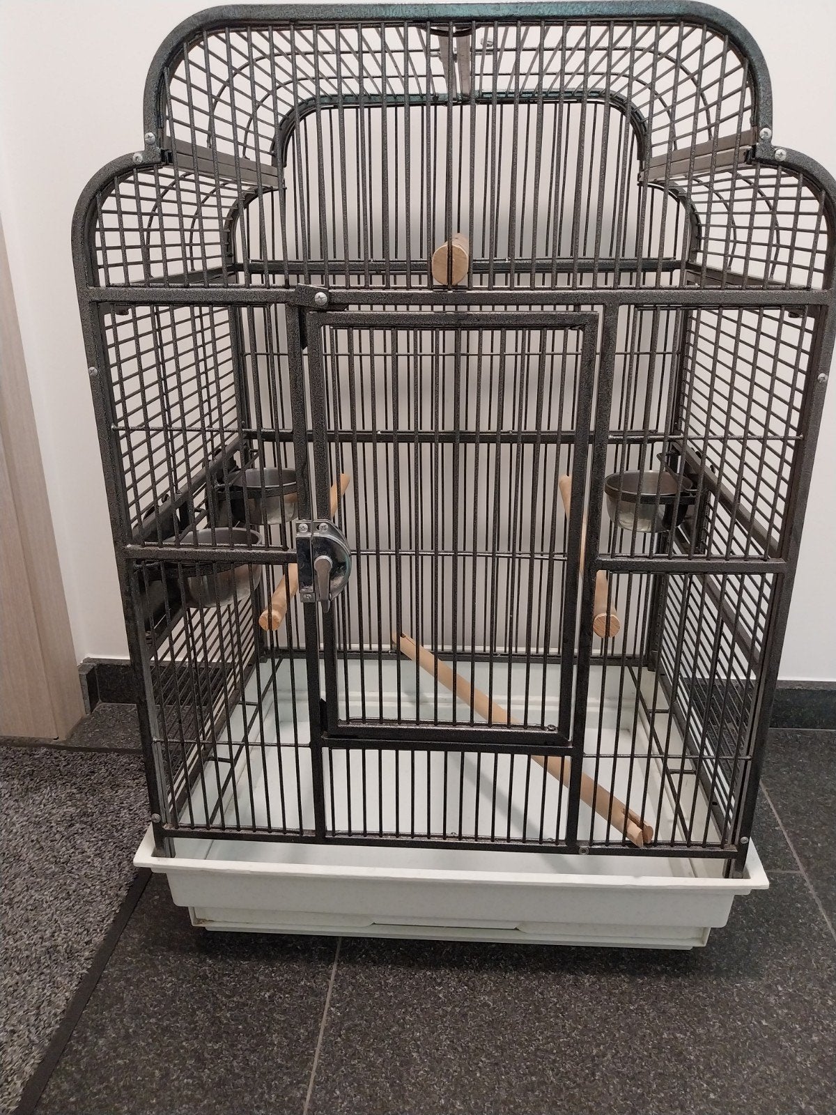 Grote vogelkooi, Dieren en Toebehoren, Ophalen, Zo goed als nieuw, Metaal, Vogelkooi